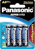 Panasonic UM-3SHSL8P6, Pilha Comum Linha Super Hyper Proteção Antivazamento, pacote de 8