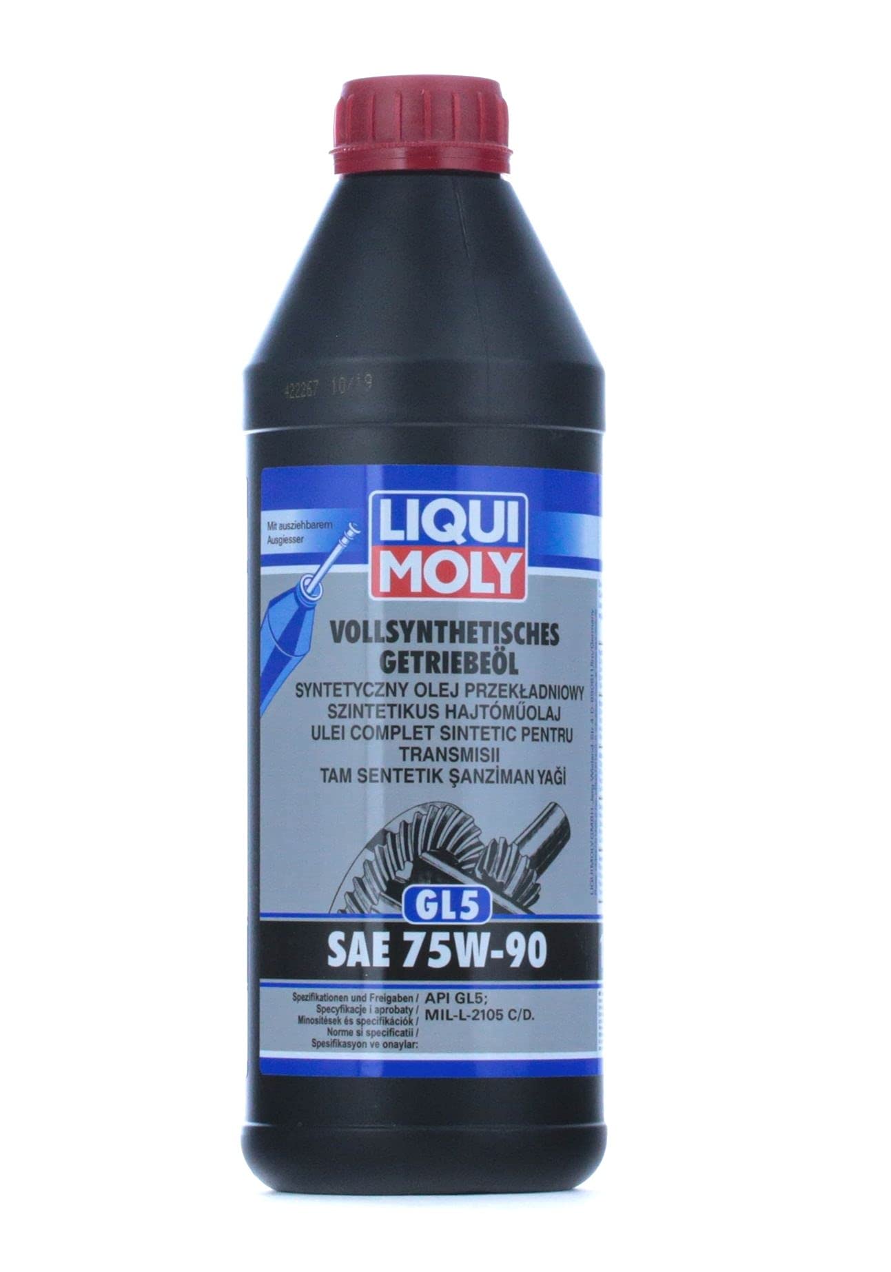 ✅Fits LIQUI MOLY LIM2183 75W90 1L Manual Transmission Oil 75W90 1l V ⭐UK Seller⭐