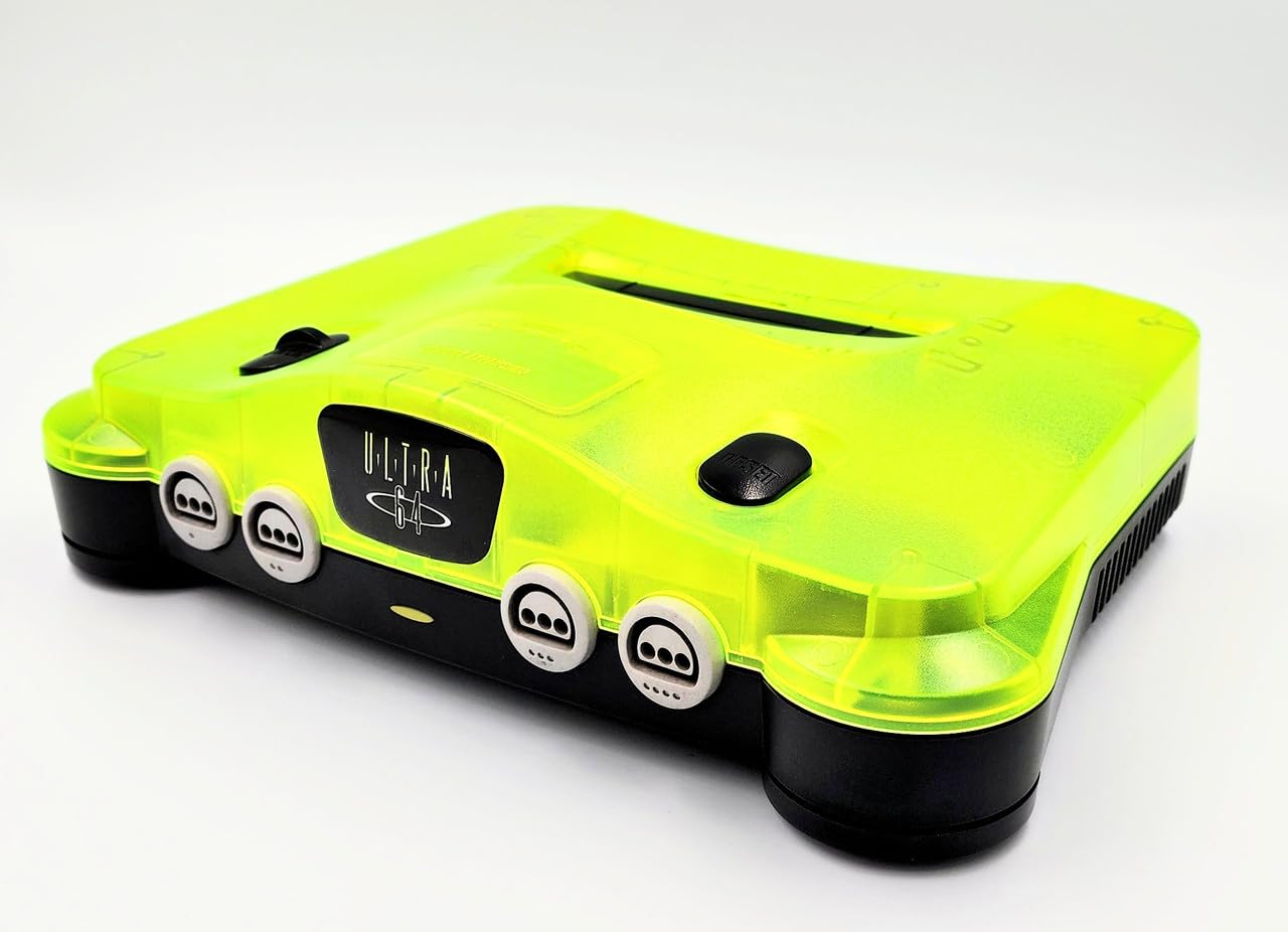 Trogg Tech N64 Console Shell - New Funtastic Series for N64 - Black Uranium