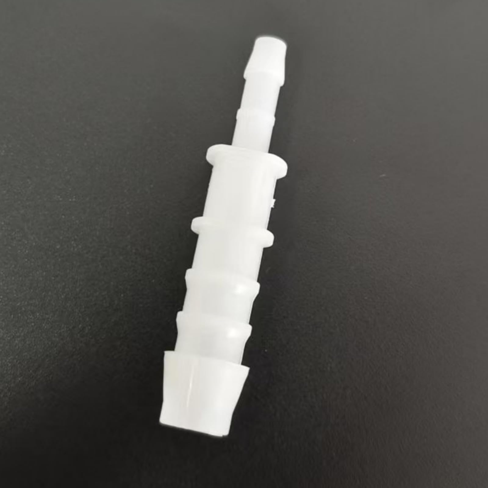 PP Hose Barb Reducer Fittings - 25 Pack Straight Connector for Water, and Aquarium Use(5/32inch-5/16inch White)