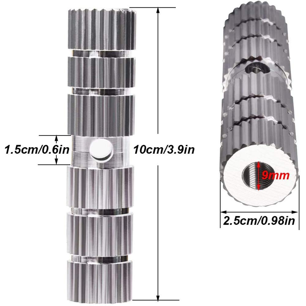 Pedali BMX In Lega Alluminio - Set 2 Pezzi Antiscivolo Per Mountain Bike E BMX | 110x35mm - Foto 9