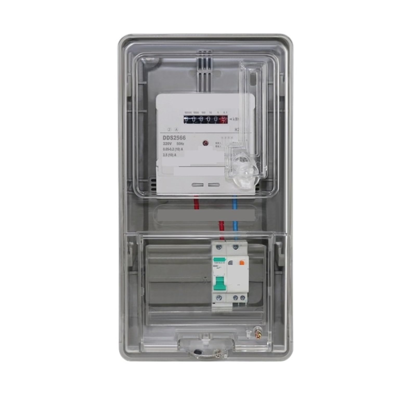 Contatore di energia Domestico monofase DDS2566 Scatola contatore di energia 220V 5-20A Protezione perdite 32A