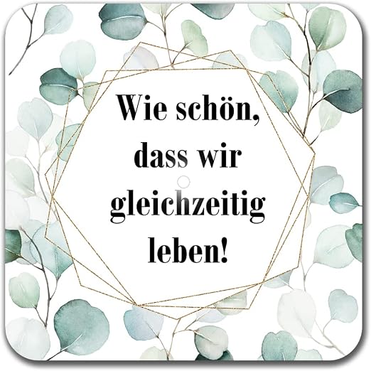 Produktbild von Postkarte Voll Schön, Dass Wir Gleichzeitig Leben, Beste Freundin