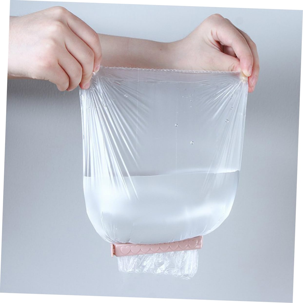 Cabilock 25PCS Portable Snack Bag Clips Food Sealing Clips Mini Plastic Food Bag Sealers Pink for Home Office Use Lightweight Easy to Store