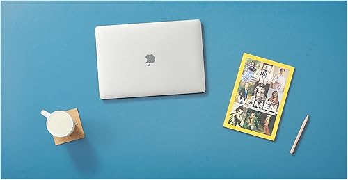 Miniatura 371 de Kaboon Mesa universal de 45.67 x 23.62 pulgadas, escritorio sólido de una pieza, encimera de melamina reversible, escritorios dobles, escritorio en