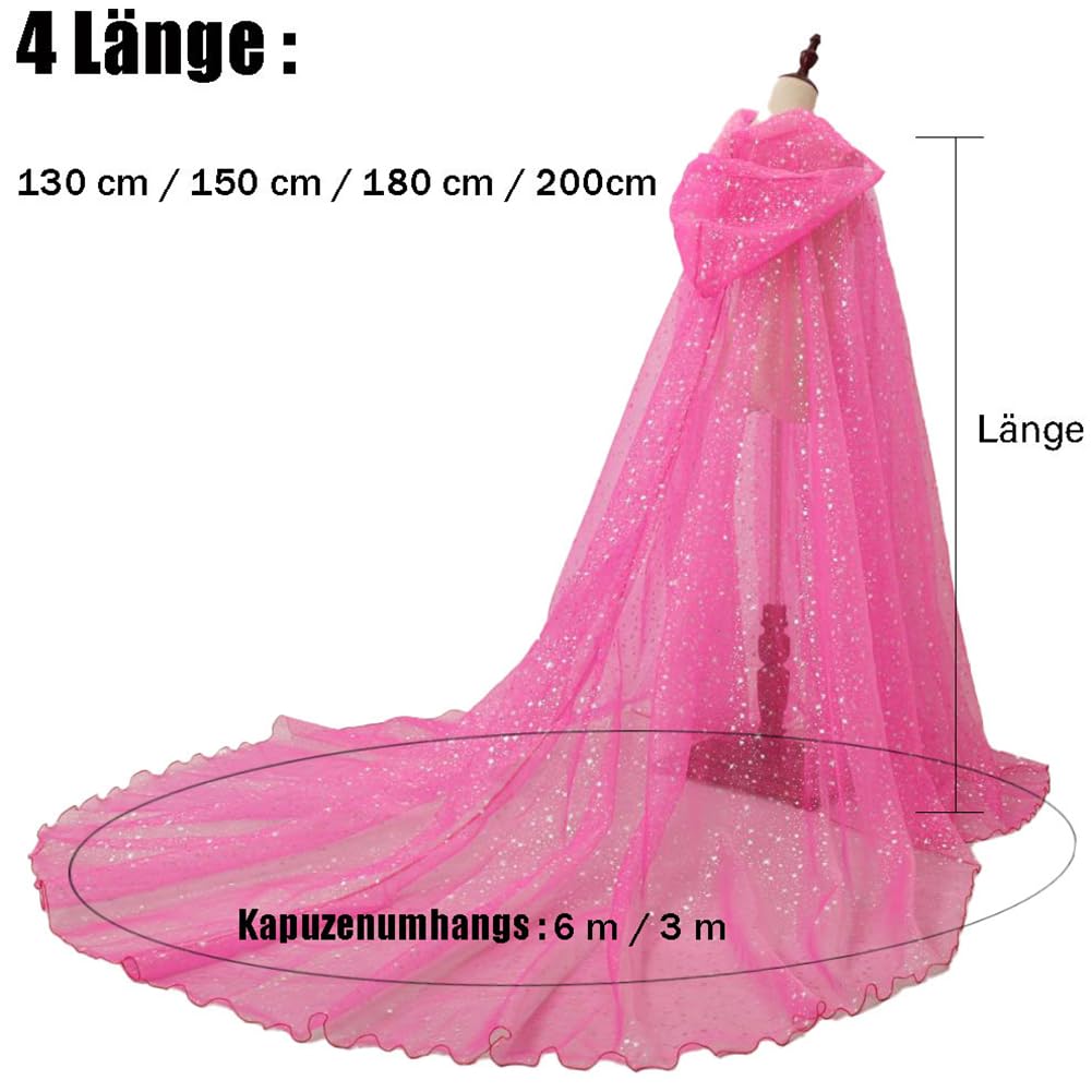 Brokatowa peleryna z kapturem, długa peleryna z kapturem, tiulowa, płaszcz czarownicy, peleryna wampira, unisex, peleryna na Halloween, kostium dla dorosłych, dzieci, karnawał, Cosplay