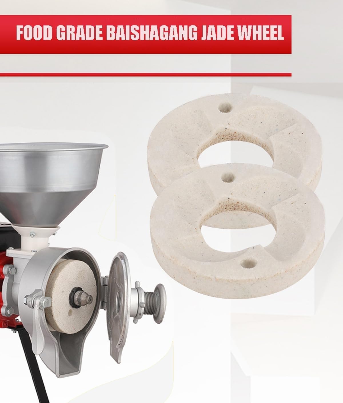 Molinillo di grano elettrico umido e secco 3000 W, | Molinillo commerciale especias harina, macchina leche soja para el hogar, 1400 giri/min, adatto for , maíz, trigo