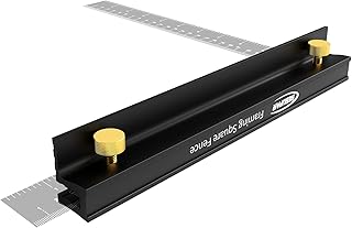 Removable Carpenter Framing Square Fence, 7-7/8 Inch Heavy Duty Aluminum Framing Square Fence for Woodworking, Precision Marking Square for Wood Framing, Lightweight & Easy to Use