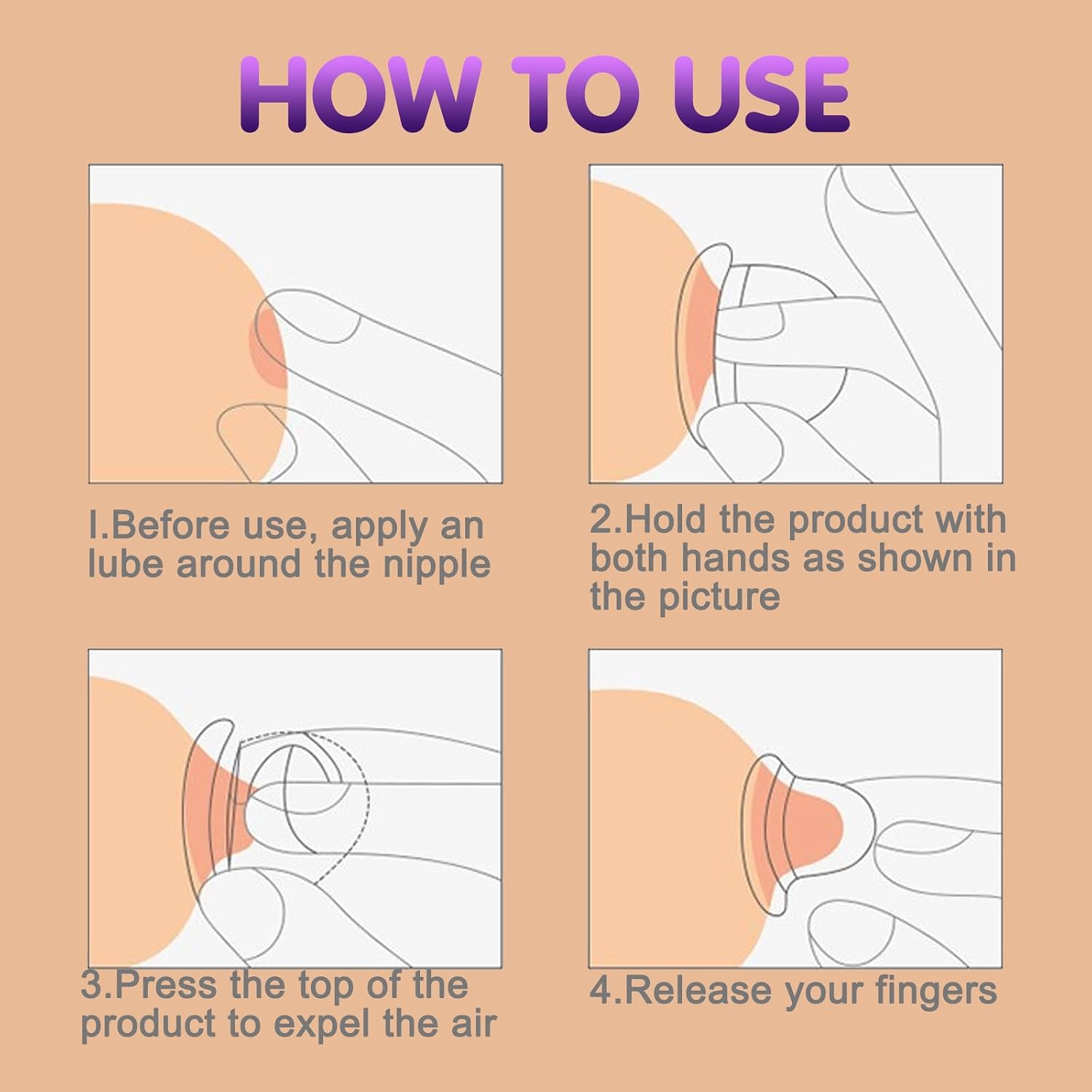 Silicone Sucking Nipple Toys Female Sex Toys, Transparent Nipple Sucker with Travel Case for BDSM Hands-Free Nipple Stimulation Sex Things for Couples Kinky Portable Sexual Pleasure Tools for Women