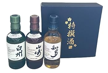 サントリー　山崎と白州のセット Amazon.co.jp: お誕生日おめでとう サントリー 山崎＆白州（全て