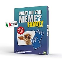 YAS Games – What Do You Meme Family – L’unico in Italiano – Party Game per 3 o più giocatori dagli 8 anni in su