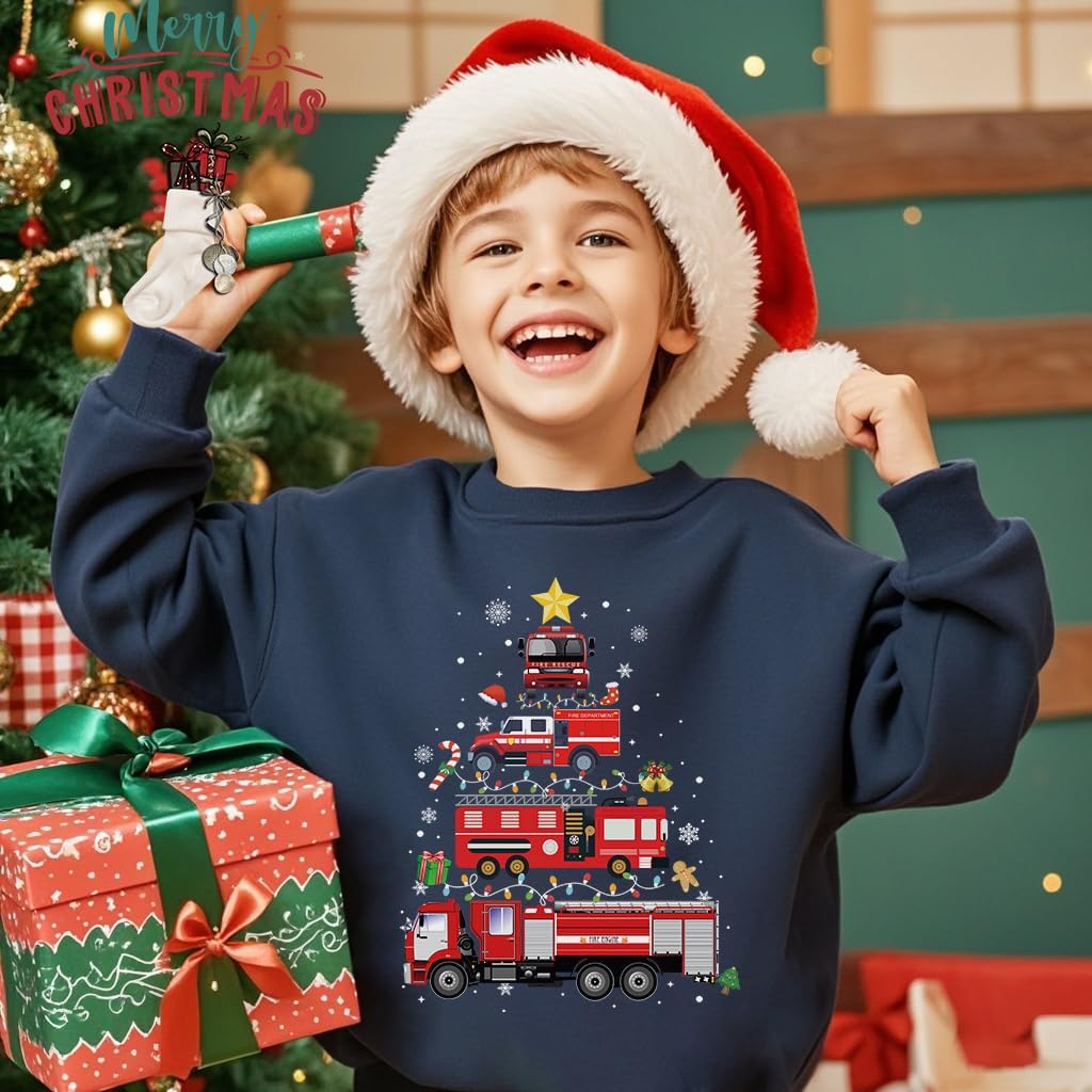 Christmas Sweatshirt for Toddler Boys and Girls Ugly Xmas Pullover Kids Funny Raglan Sleeve Shirts Tops 2-7 Years - Image 4