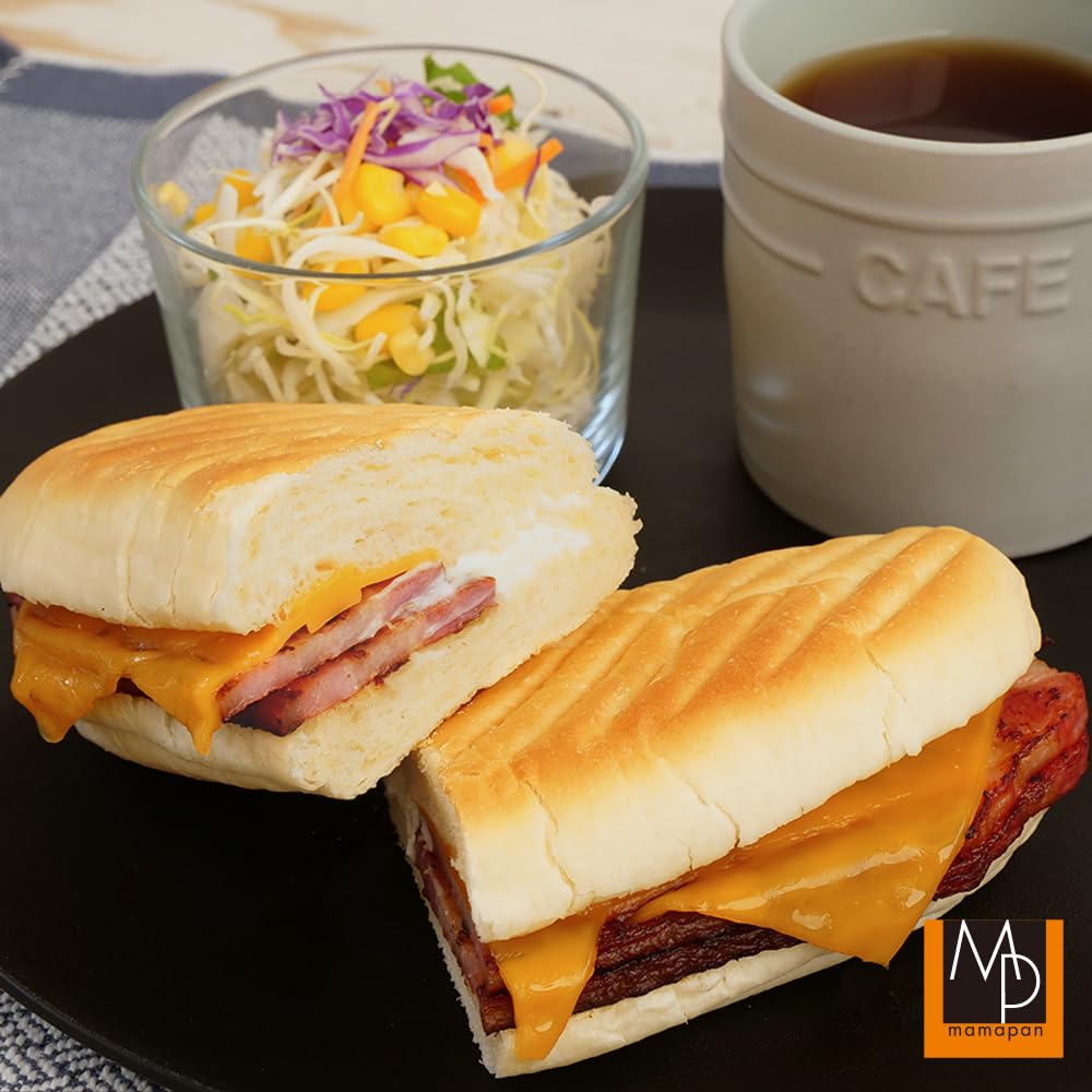 Amazon.co.jp: 【ママパン】サンド用パニーニ 85g×8 半焼成冷凍