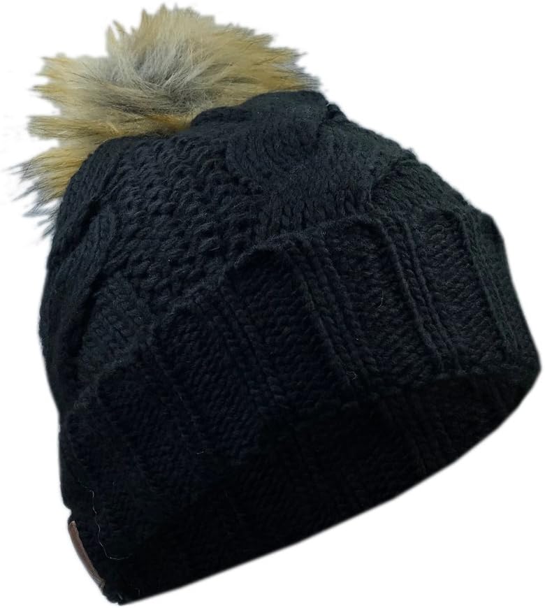 LAYEN Bluetooth Beanie - Winter Music Hat! with Stereo Speaker Headphones for Wireless Music & Built in Mic for Handsfree Calls. Works with All Smartphones Black