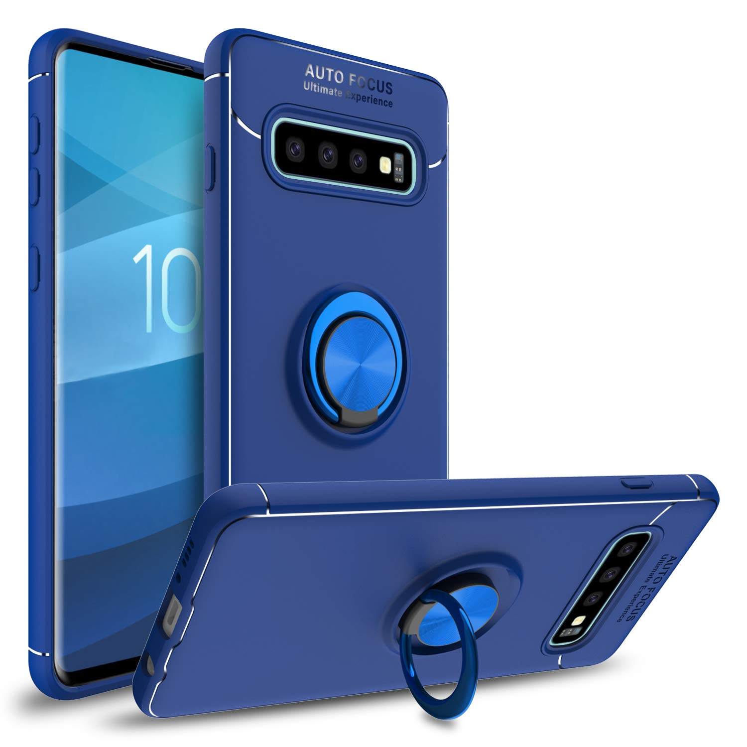 Venoro Galaxy S10 Plus Case 360 Degree Rotatable Ring Stand