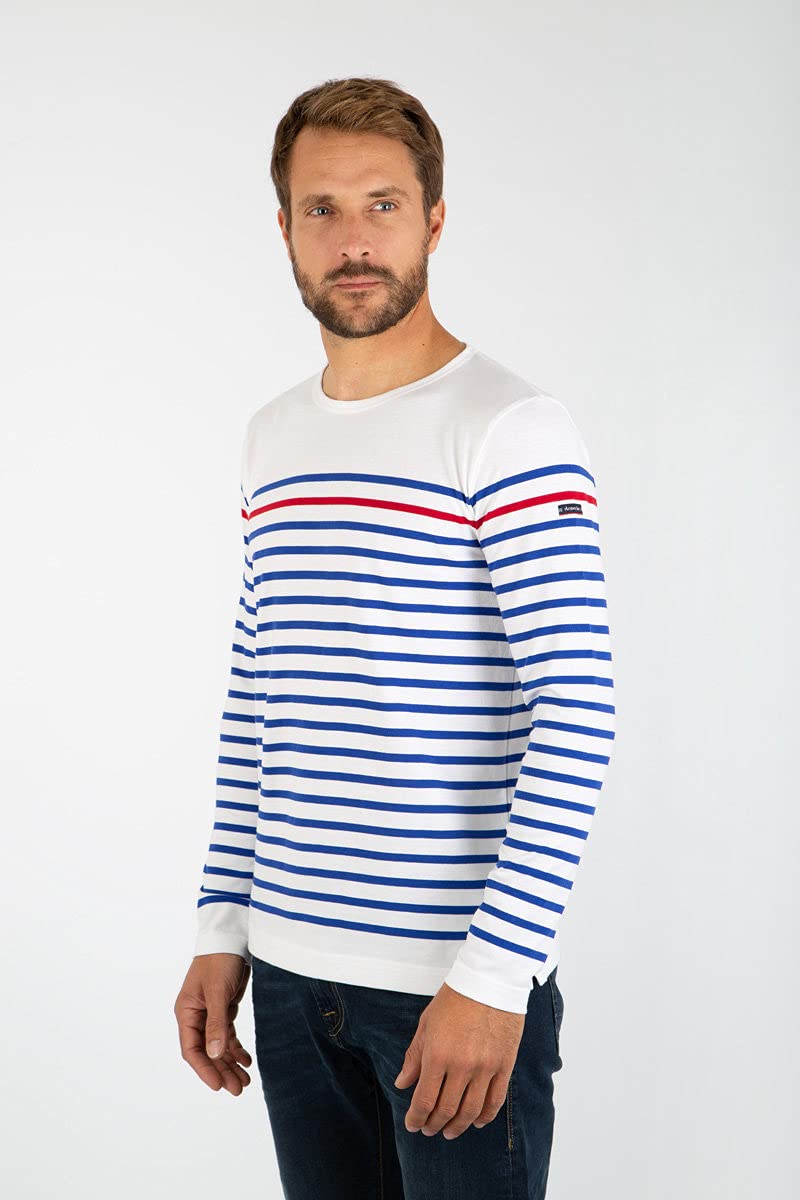Armor Lux Herren Marinière Rempart Homme Langarmshirt (1er Pack)