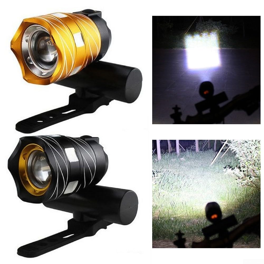 MTB LED bicicleta luz 20000LM recargable carretera faro delantero batería recargable tamaños ajustables