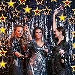 110 Pcs Movie Star Cardboard, 6 Inch Double Printed Red Carpet Awards Movie Night Cutouts Confetti for Bulletin Board Decorations Party Supplies Classroom Wall Decor(Red, Black, Gold) - Image 4