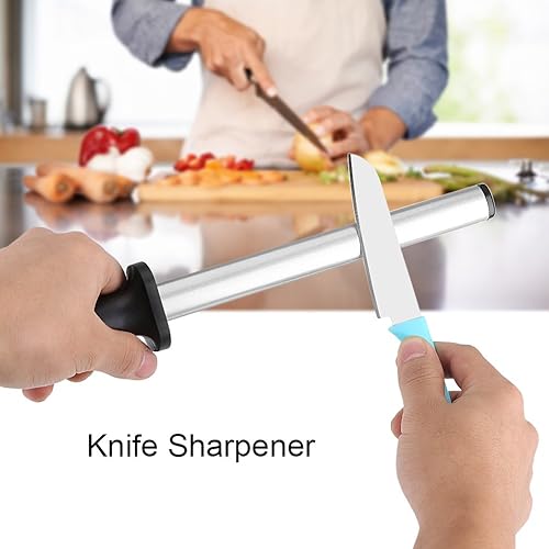 Miniatura 6 de Cuchillo de acero profesional Rod afilador de cuchillos herramienta de afilado para restaurante de hotel