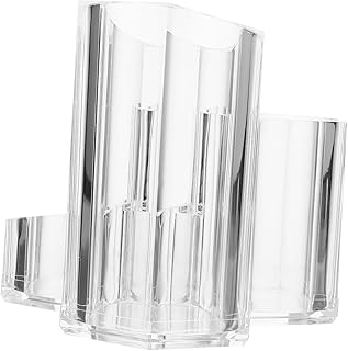 Organizador de brochas de maquillaje transpar...