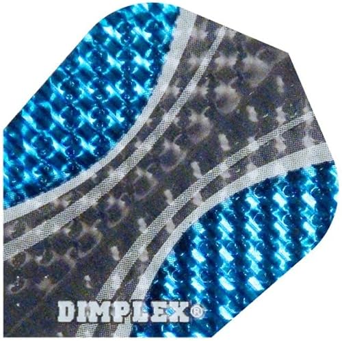 Harrows Dimplex 4015 Dart Flights, Blue/Grey