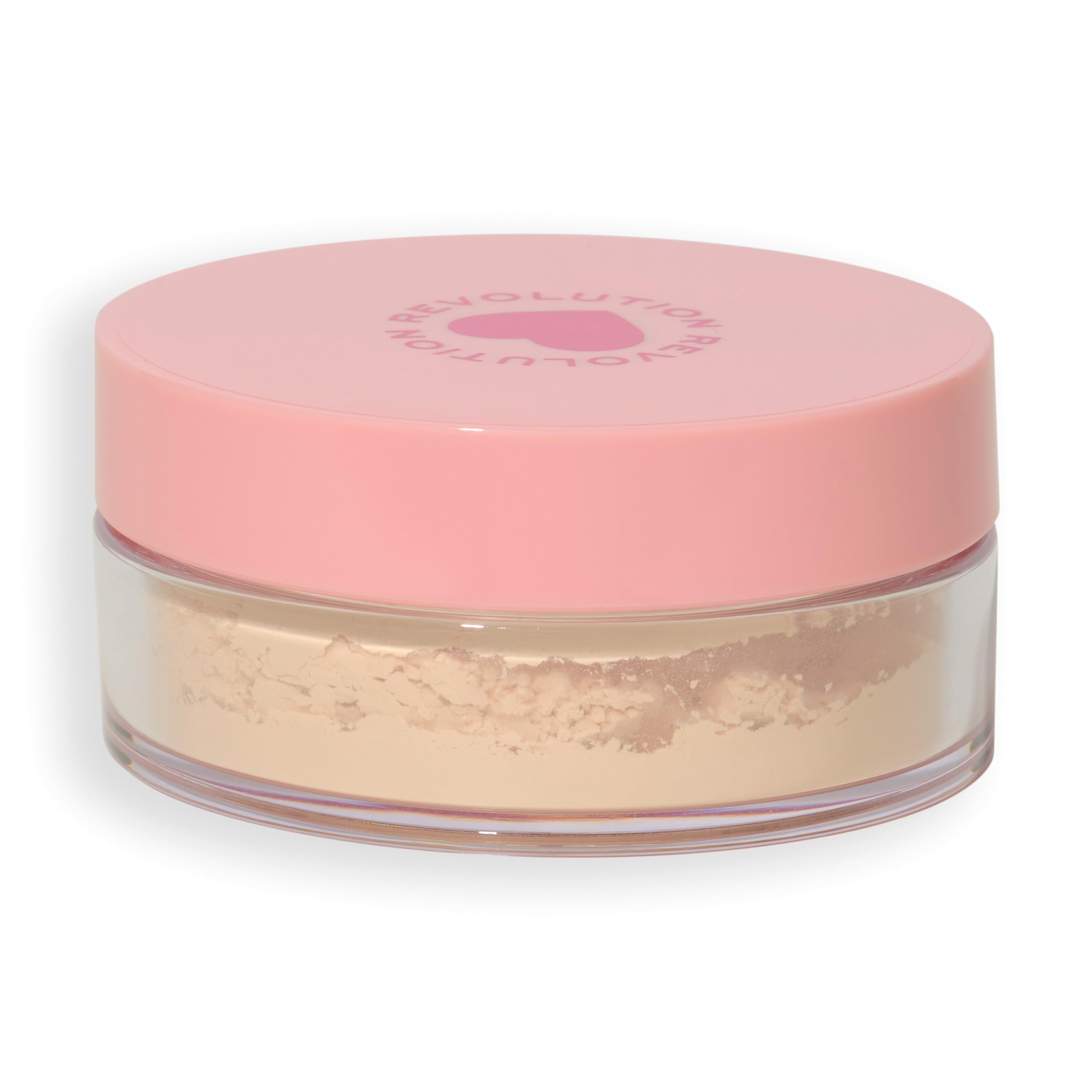 I Heart Revolution Loose Baking Powder, Vitamin Infused with Skin-Loving Ingredients for a Soft, Airbrushed Finish, Vegan & Cruelty-Free, 30g, Peach