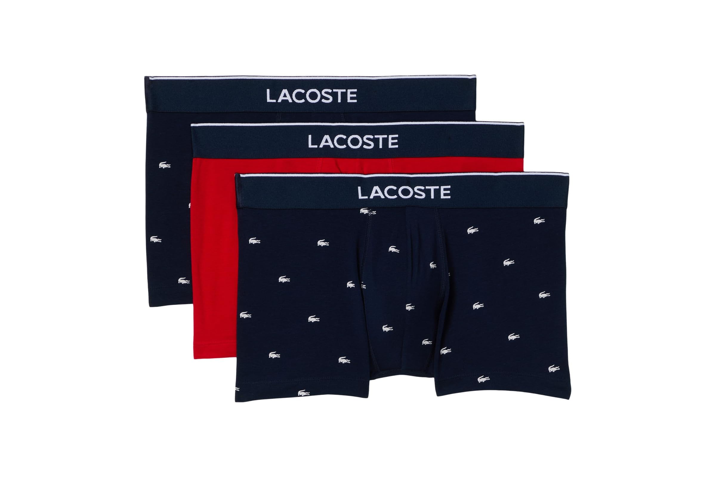 Lacoste 3-pack Printed Stretch Trunks