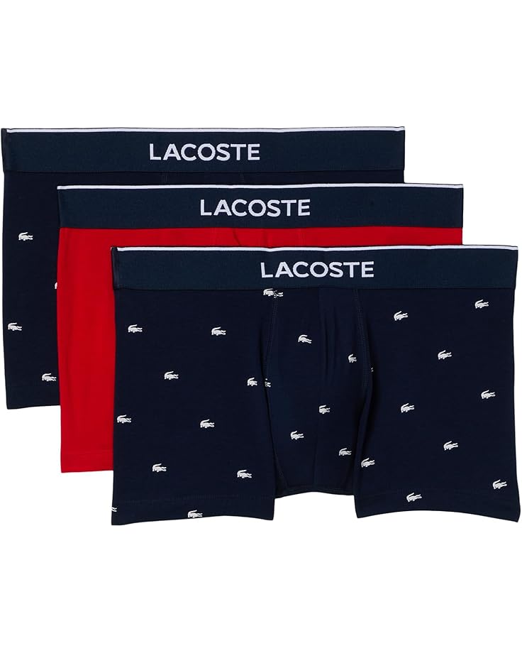 Lacoste 3-pack Printed Stretch Trunks - Main View
