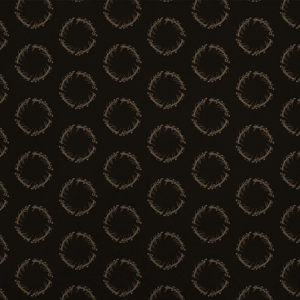 GRAPHICS & MORE THE LORD OF THE RINGS Mordor Script Premium Kraft Roll Gift Wrap Wrapping Paper