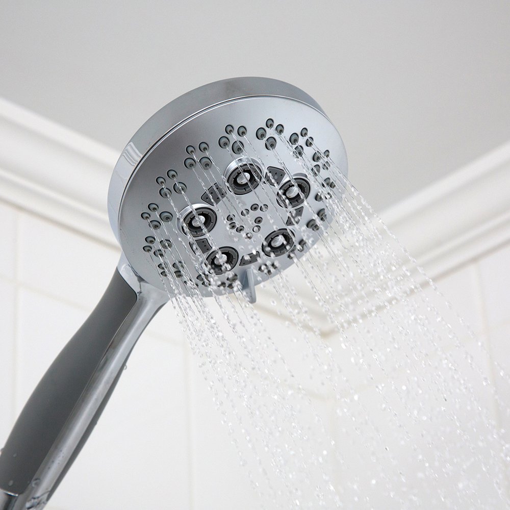 Speakman VS-1240-E2 Rio Multi-Function Handheld Shower Head, 2.0 GPM, Polished Chrome