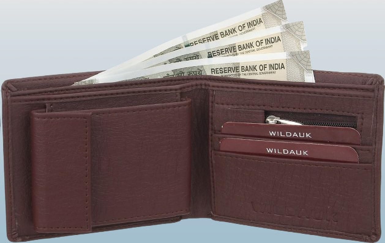 Men Casual, Evening/Party, Formal, Travel, Trendy Brown Artificial Leather Wallet (11 Card Slots)-WA BR-CH-AL_006-image-20