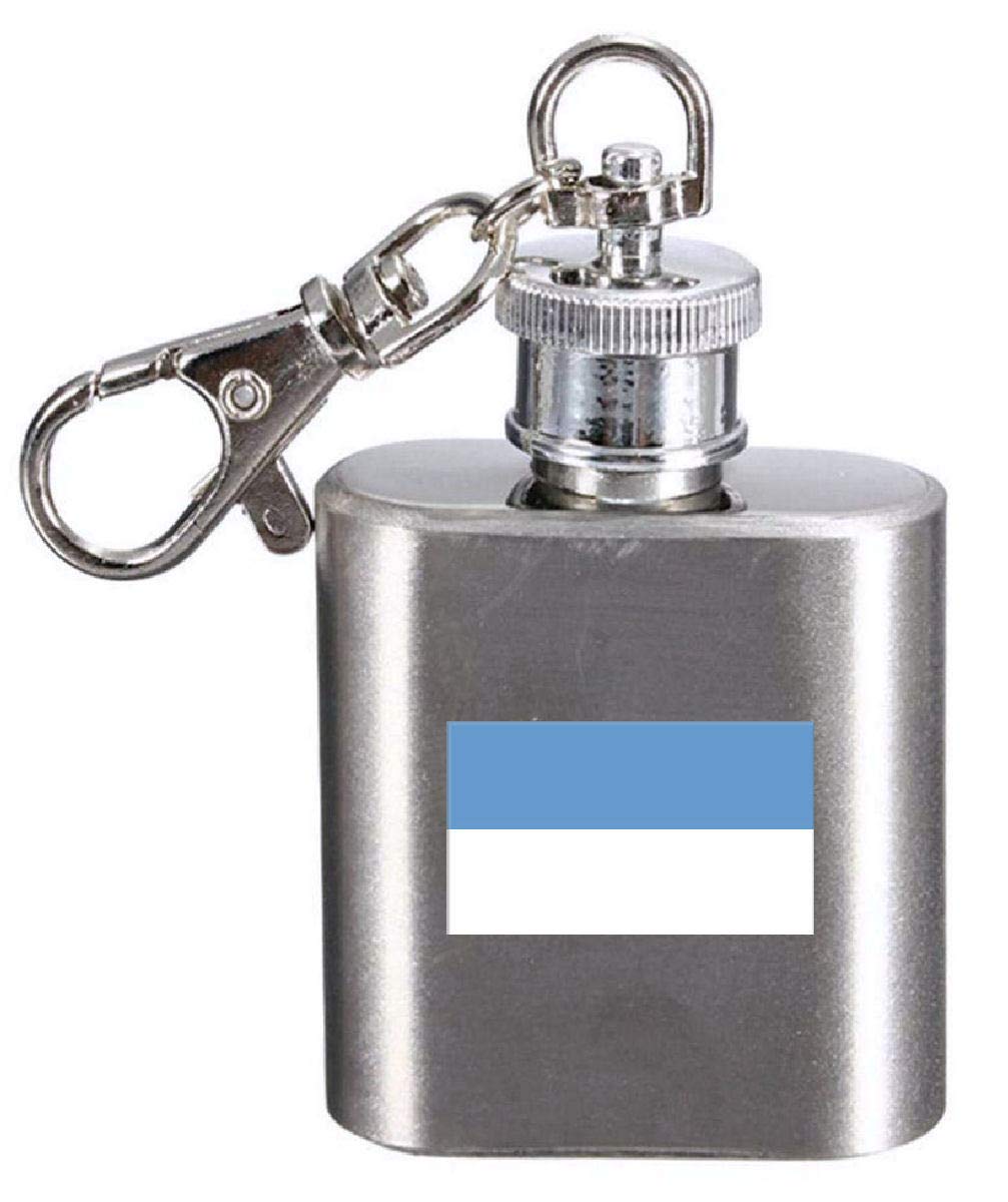 Flasque porte-clés gravé drapeau du Pérou Puno City mini fiole de poche