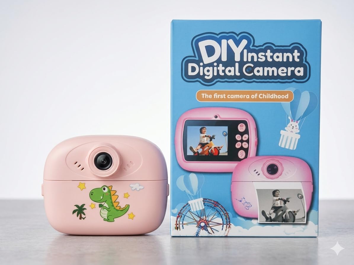 Alpenia Kids Instant Print Camera with 2.4 Inch Screen-image-41