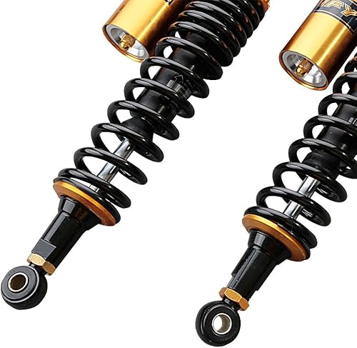 Miniatura 8 de Mallofusa Par de amortiguadores de aire traseros de motocicleta de 14.764 in compatibles para 150cc  750cc Karting Scooter ATV Yamaha Suzuki Honda