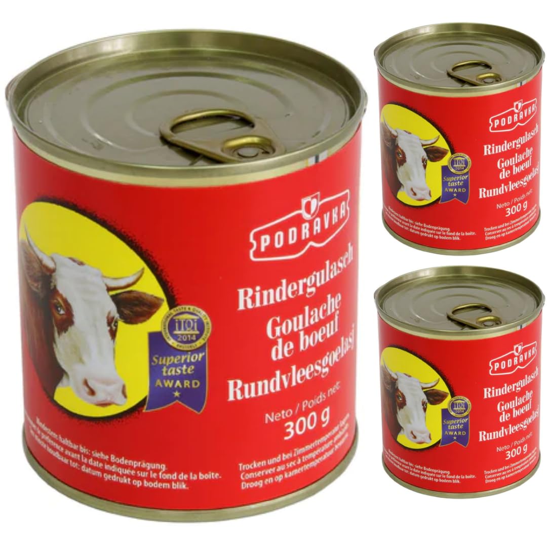 Podravka Goulash de ternera 300 gramos de conservas x 3 piezas