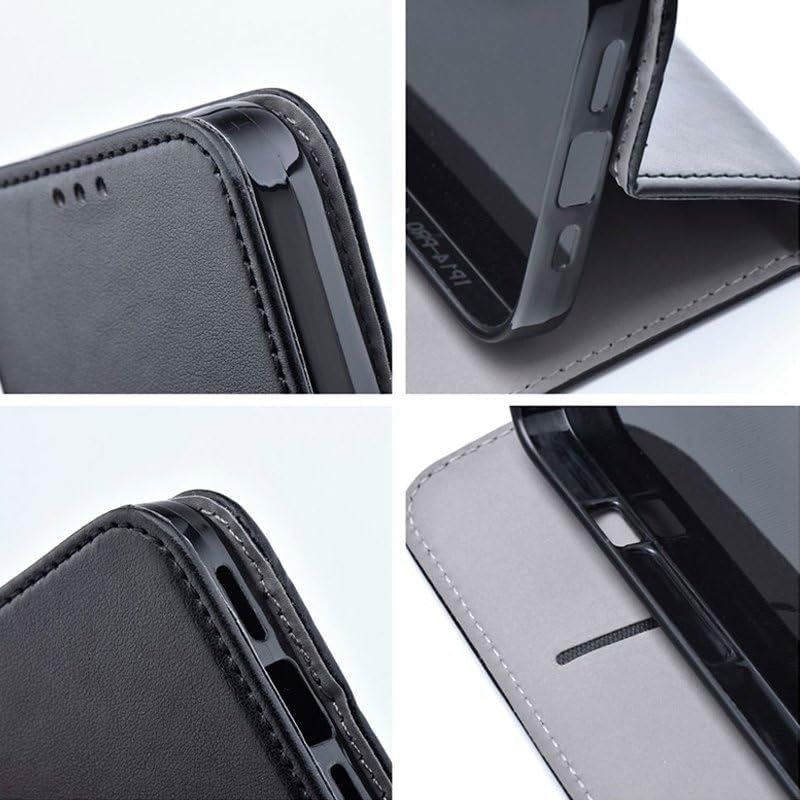 Cool Flip Cover Case for iPhone 16 Pro MAX Smooth Black