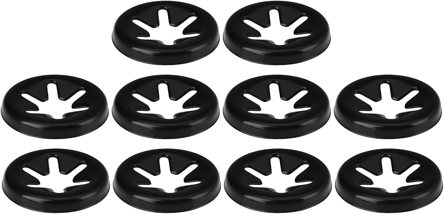 100pcs 4mm 6-Teeth Washers Push On Clips 11.5mm OD Spring Steel for 4mm Shaft