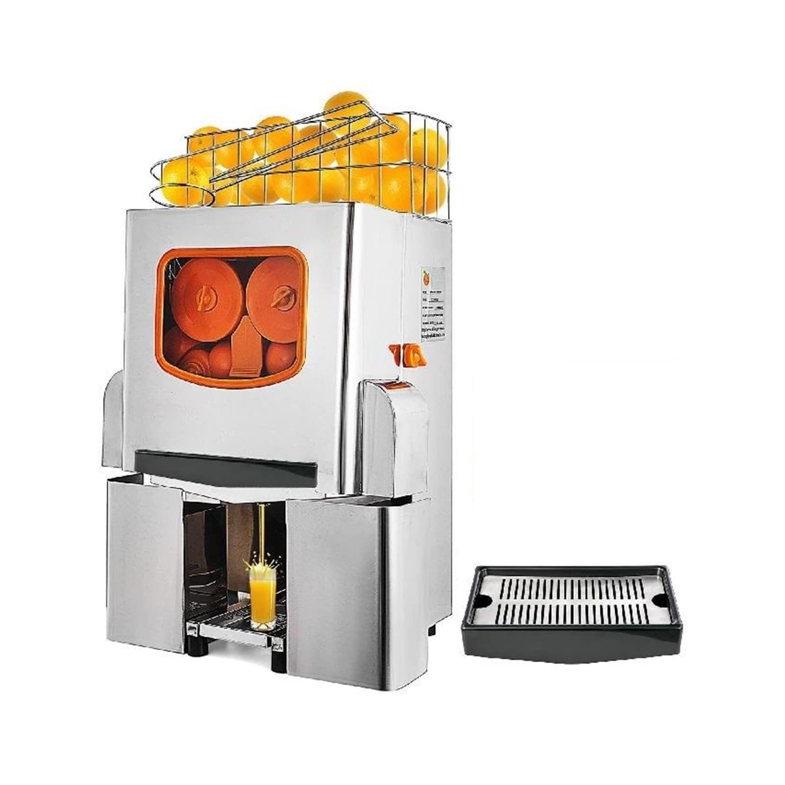 120W Electric Orange Juicer Extractors 22-30Pcs/Min Auto Commercial Fresh Juice Press Blender Citrus Squeezer