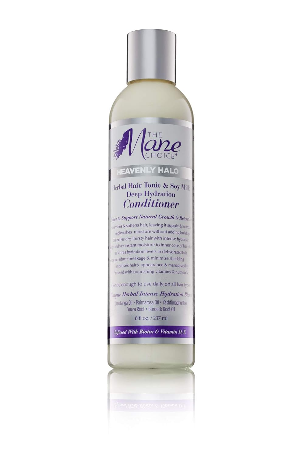 The Mane Choice Heavenly Halo Herbal Hair Tonic & Soy Milk Deep Hydration Conditioner, 8 Ounce