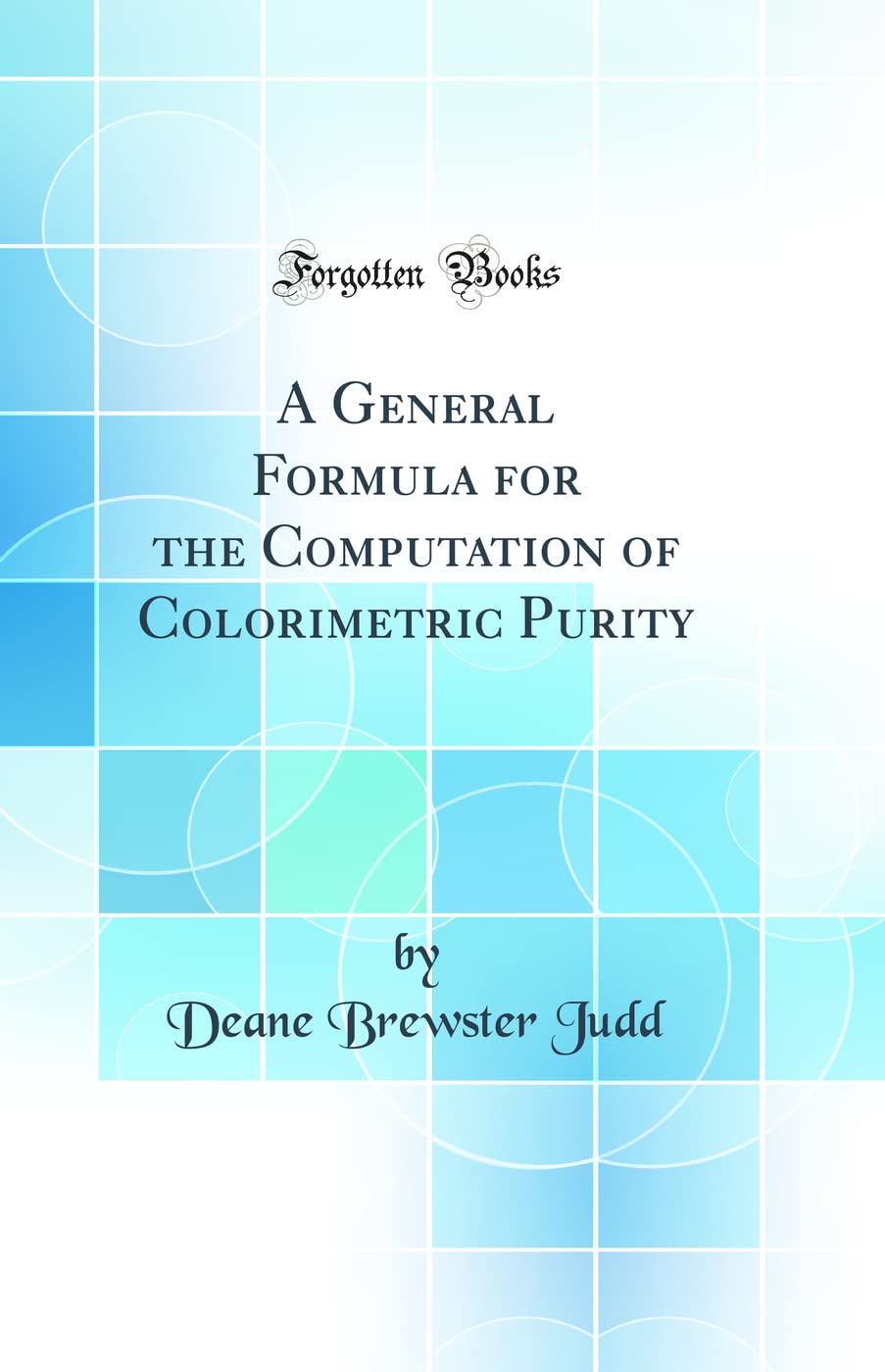 A General Formula for the Computation of Colorimetric Purity (Classic