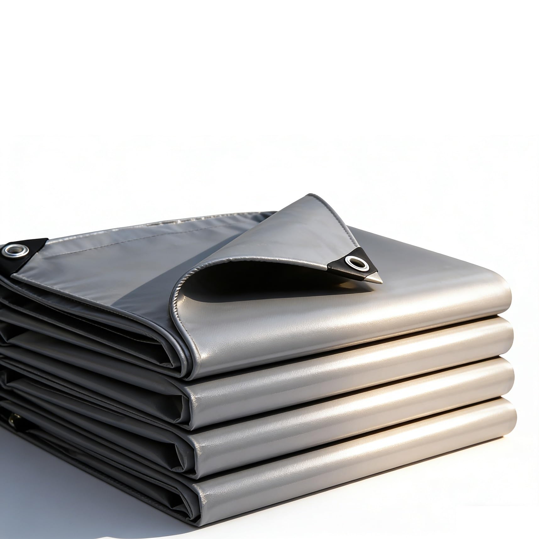 Lona para camping y camion multiusos gris de 150 x 200 cm impermeable