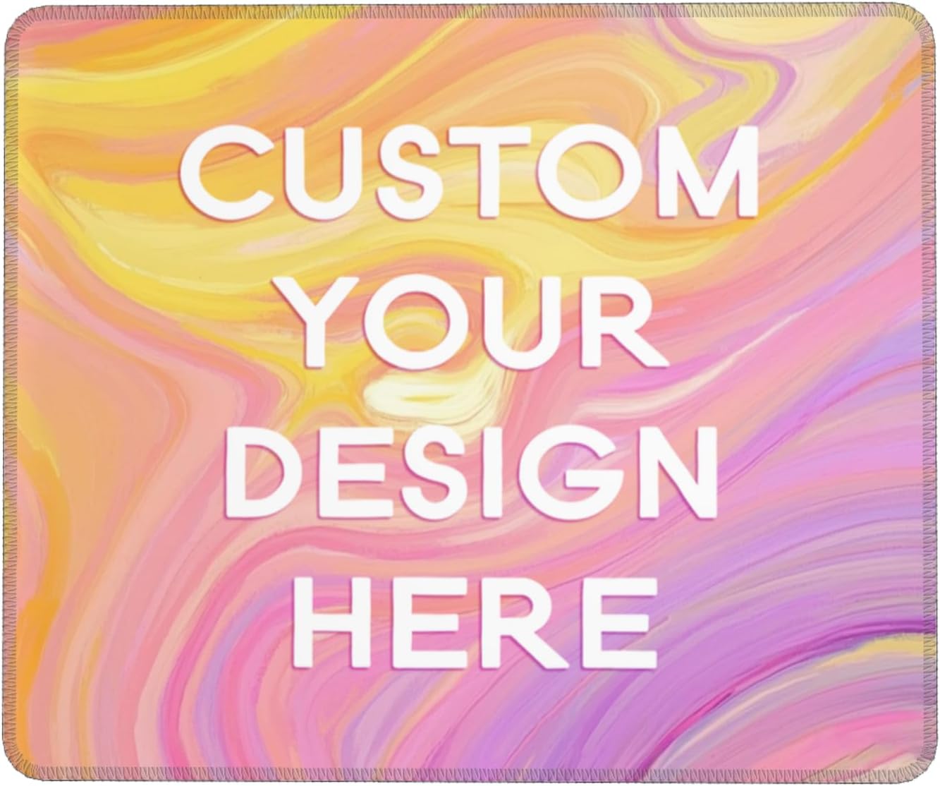Custom Mouse Pad with Photo Personalized Mouse Pad for Office & Gaming Add Your Own Text, Logo, or Design Non-Slip Rubber Base