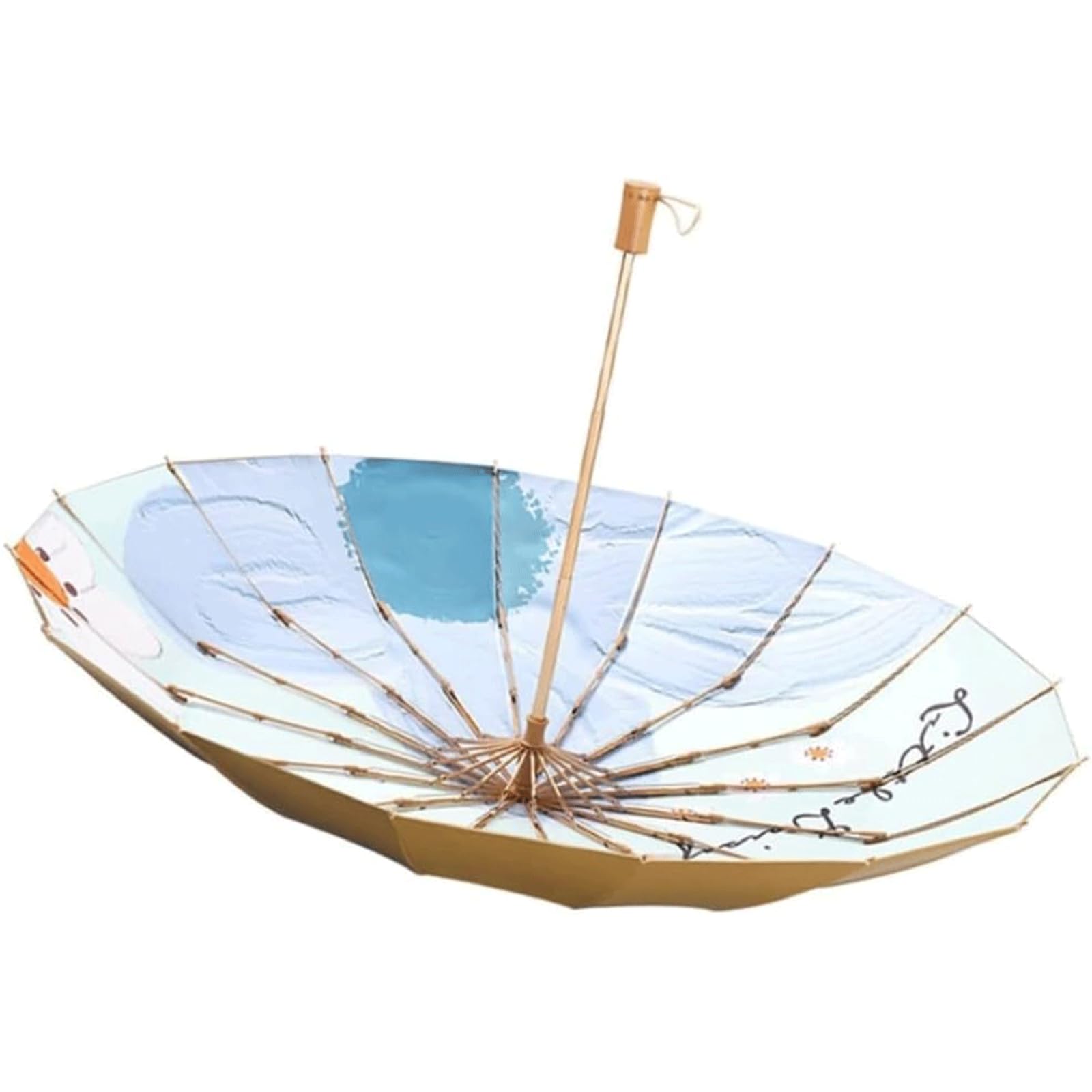 Paraguas triple plegable para sol y lluvia, doble uso, protección UV, paraguas compacto, paraguas de viaje portátil