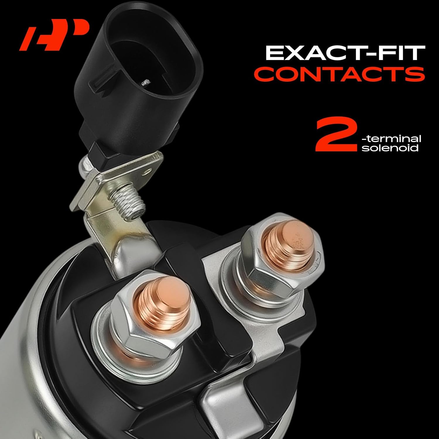 A-Premium Starter Solenoid Compatible with Jeep Models - Grand Cherokee 1999-2002, Wrangler 1999-2004, TJ Series Cherokee - 4.0L - 12V