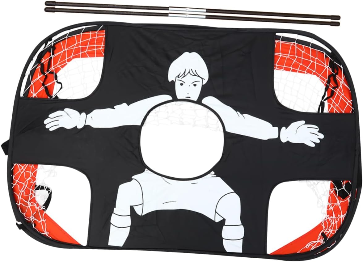 GALPADA Removable Soccer Goal Net Portable Boys and Girls Toy Football Goal for Boys and Girls Soccer Practice Ages