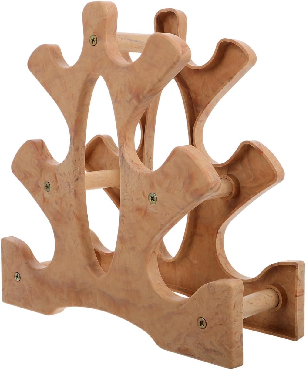 ibasenice Small Dumbbell Rack Heavy Duty Dumbbell Stand for Home Gym Weight Storage Rack Compact Organizer Space-Saving Strength Training Equipment