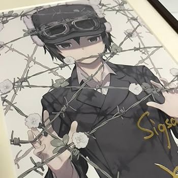 はたらく魔王さま 箔押しサイン入り複製原画 はたらく魔王さま 箔押しサイン入り複製原画