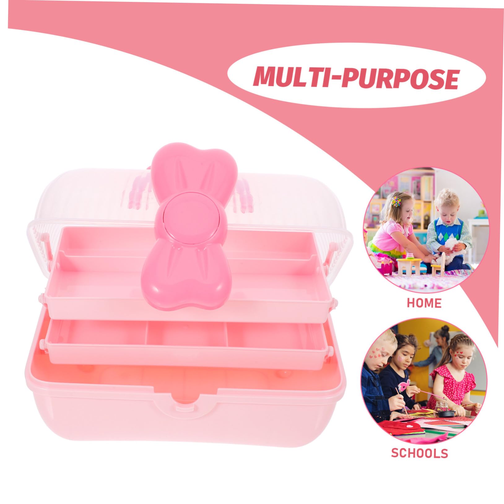 Haargummibox Aufbewahrungsbox für Haarschmuck Schreibtisch-organizer für Haaraccessoires Tragetasche für Kopfbedeckungen Kleine Schmuckbox mit Ausreichend Stauraum