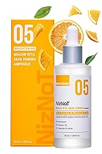 NizNot 05 Niacin Vita Skin Toning Ampoule Melanin Inhibition & Skin Tone Correction Niacinamide Vita C + E Synergy for Dark Spot and Skin Clarity 1.69 oz