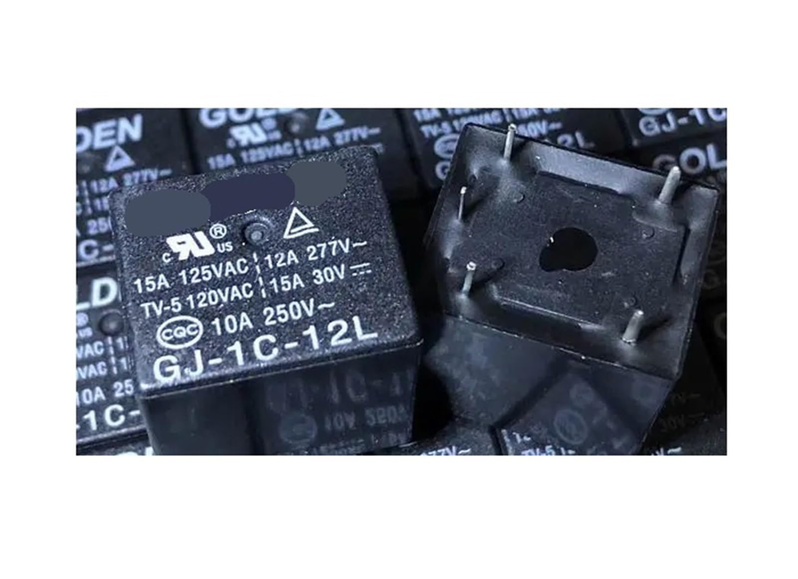 Ltrajuynh One Color 1Pcs Gj-1C-9D ; Gj-1C-12L (22F-1C-12V-12A) Relay 5 Pins(Gj-1C-12L 12V)